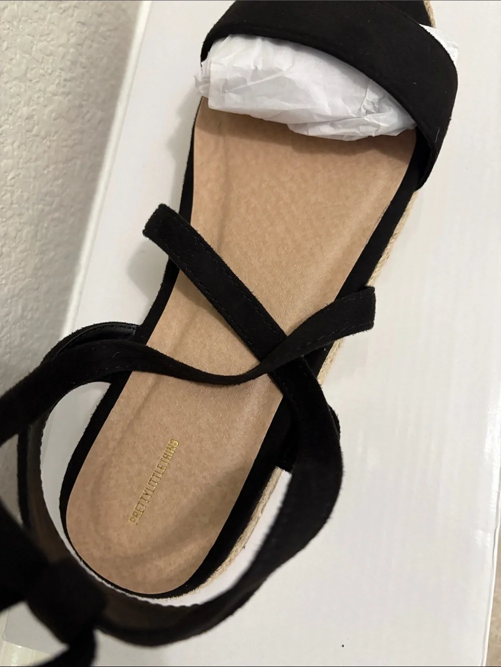 Espadrille Ankle-Tie Sandal
